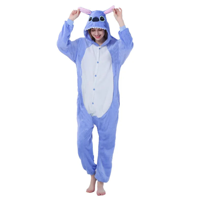 Кигуруми стежка пижамы животных вечерние фланелевый костюм для косплея комбинезоны игры мультфильм животных пижамы