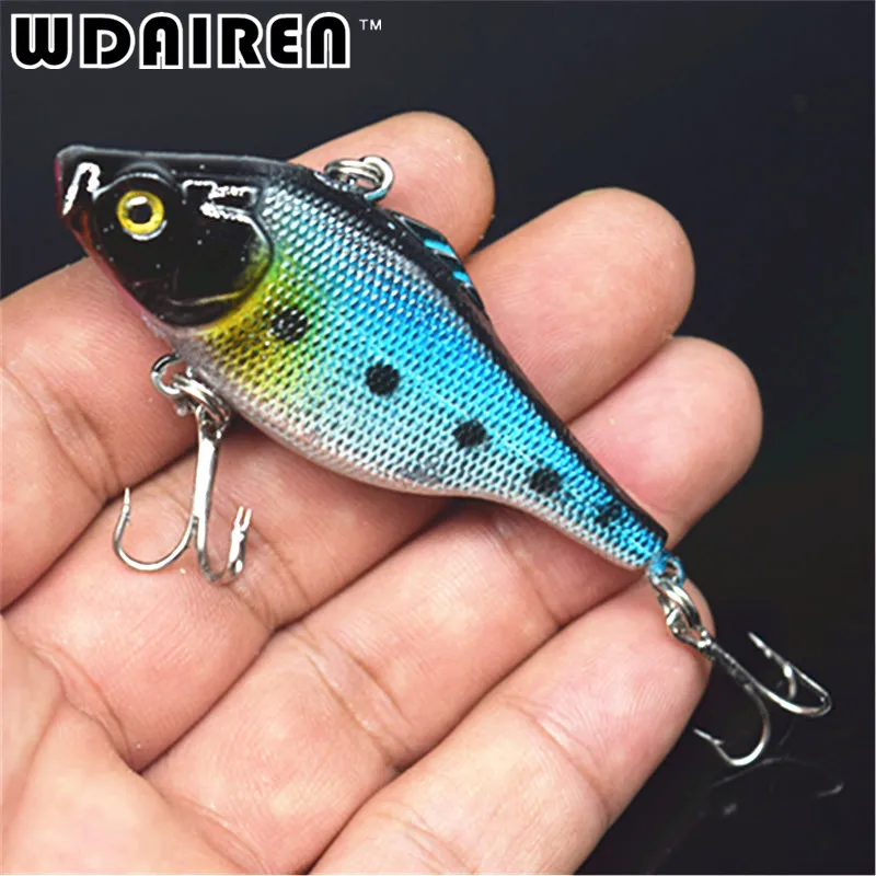 1pc hard lure wobbler 16g 7cm vibration crankbati sinking vib swimbait WD