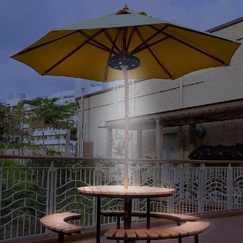 

24+4LED Detachable Camping Tent Lamp Patio Umbrella Pole Light Outdoor Garden Yard Lawn Night Light