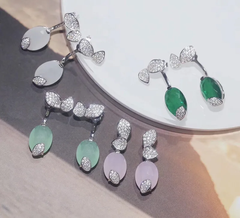 

Designer Fashion 925 Sterling Silver Jewelry 3A Cubic Zirconia Party Earring