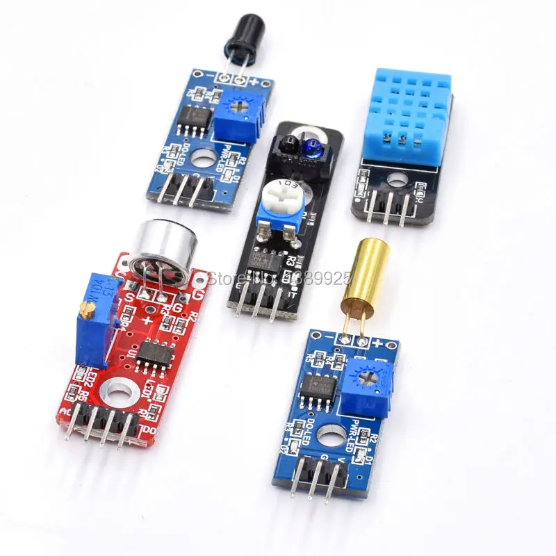 16 видов сенсорных модулей для Raspberry pi 2 го поколения тип B (включая Φ Sensor и т. д.)|sensor