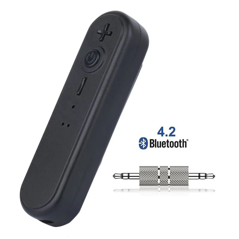 

2 In 1 Connection For Bluetooth Car Kit Receiver Hands-free Music Adapter Compatible With Smartphone/Tablet/Laptop