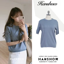 Красивая Классическая трикотажная футболка для девочек; женская футболка; сезон весна-лето; Женская сорочка; Camiseta feminina Camisa Mujer