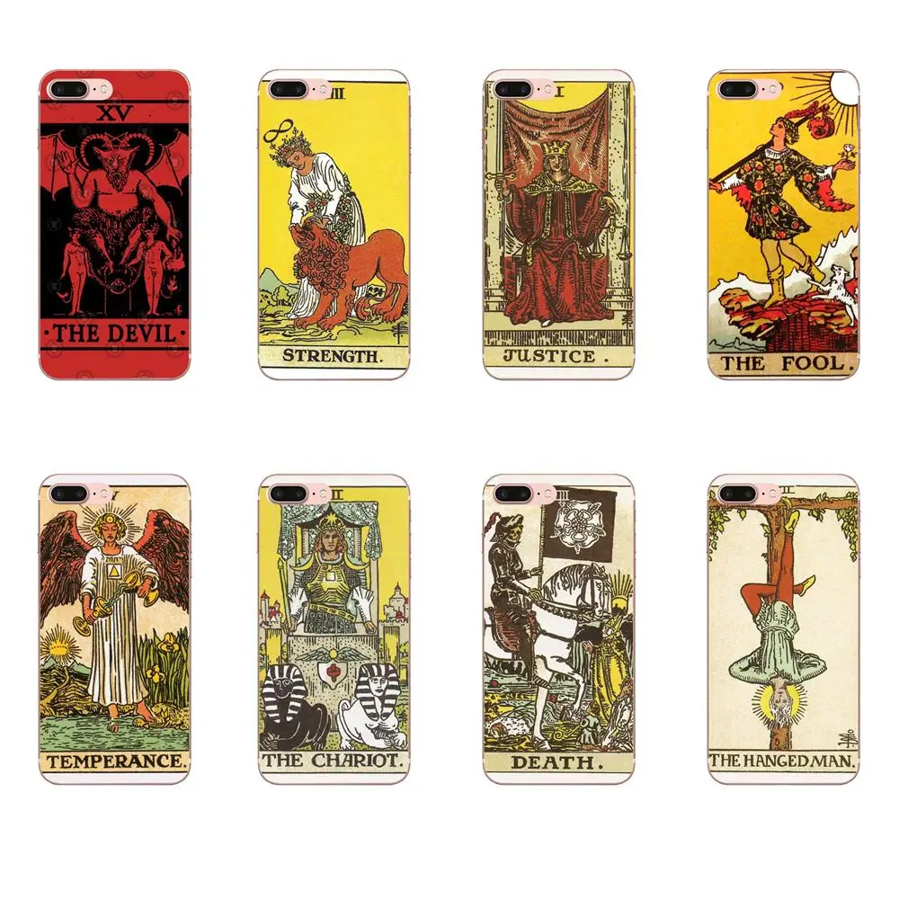 

Tarot Cards The Devil For Apple iPhone 4 4S 5 5C 5S SE 6 6S 7 8 Plus X XS Max XR On Sale Luxury Phone Accessories Case