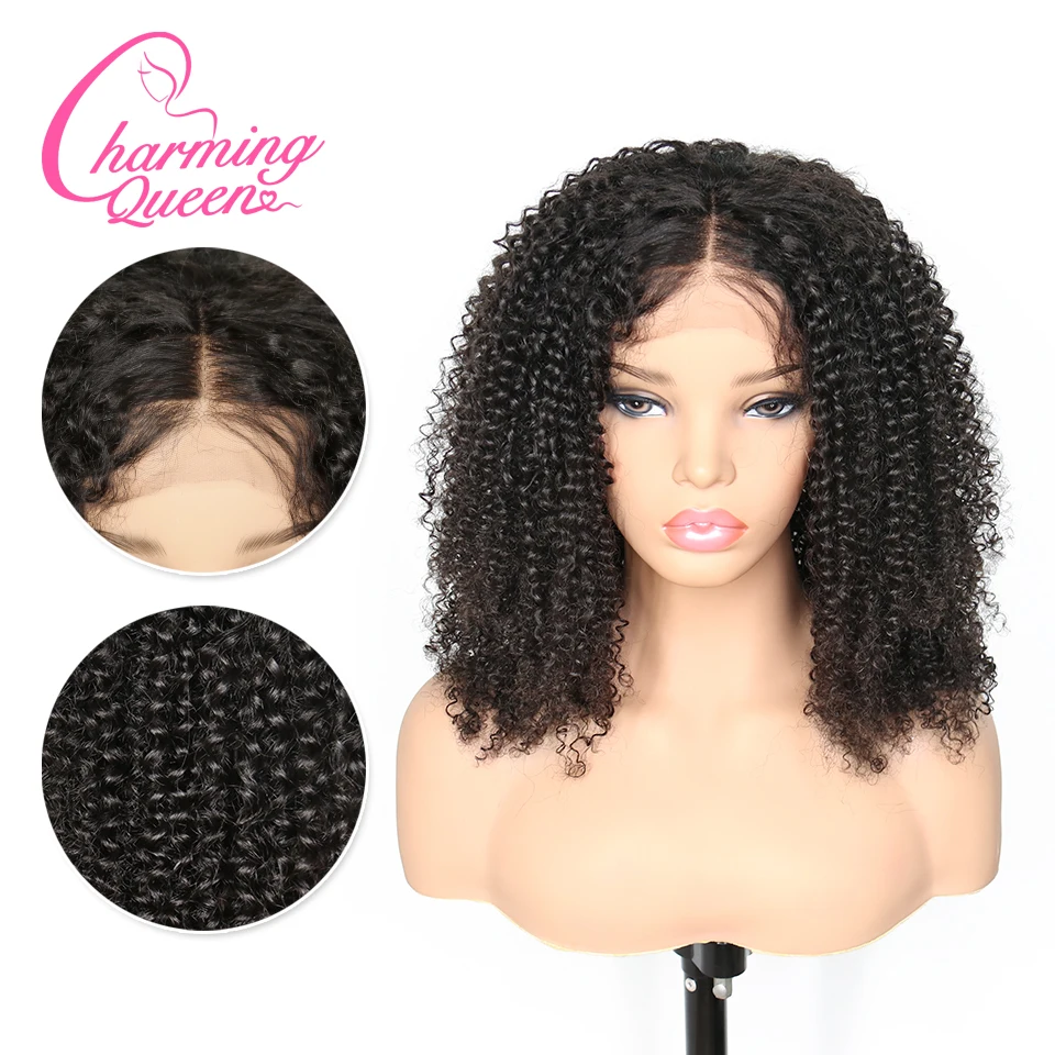 150% плотность кружева передние человеческие волосы парики для черных женщин кудрявые предварительно выщипанные Glueless бразильские волосы remy парики с детскими волосами