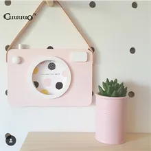 Love Hollow Wooden Photo Frame Set Camera Shape Wall Decoration Accessories For Kids Baby Boys Girls Bedroom Liveroom DIY Decor
