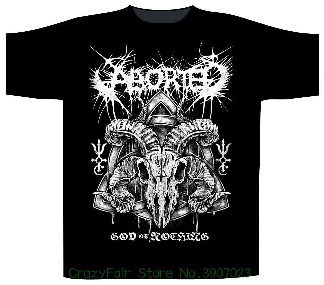 Aborted 'god Of Nothing' Футболка-Neu Und Offiziell 2019 Горячая Распродажа Новая мужская футболка