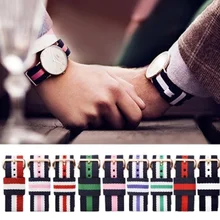 1pcs Nato Strap18mm  20mm Nylon Watch Band Waterproof Watch Strap On For Hours men watchbands