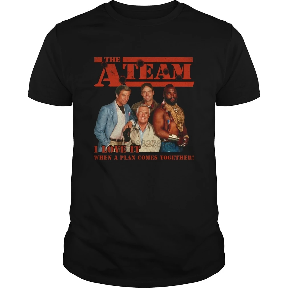 

Men tshirt Short sleeve The A-Team 1983 cool Women t-shirt