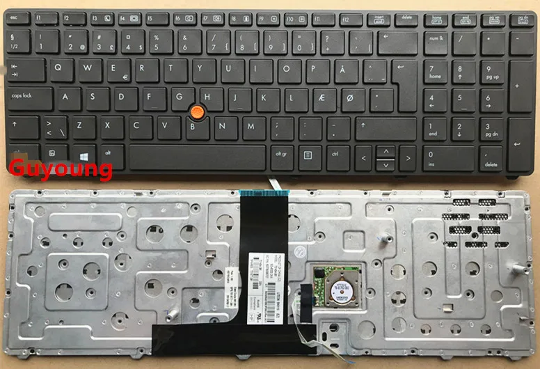 Клавиатура для ноутбука hp EliteBook 8760 8770 8770w Probook 8760W 8560W 8560 8570W с подсветкой