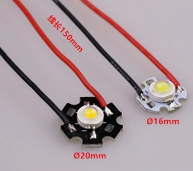 

mix pre wired high power 1/3/5w led diode with aluminum plate 15cm