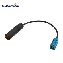 Superbat Audi/BMW/Ford/VW/Vauxhall Fakra воздушный адаптер Женский Джек Fakra женский DIN адаптер