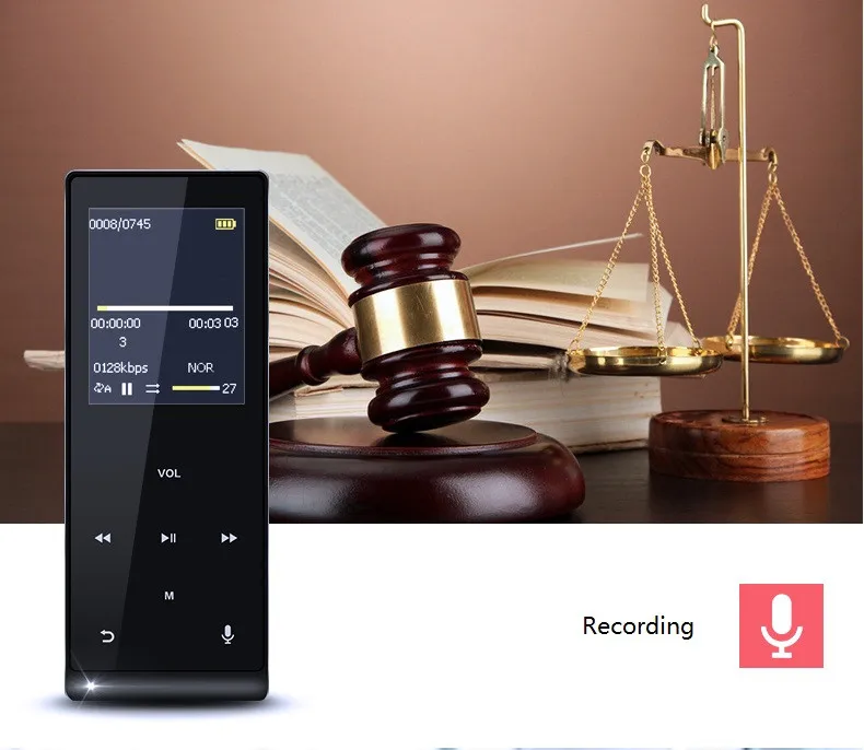 Bluetooth HIFI MP4 Player 8G Touch Screen MP3 Multi-language Shatterproof Scratch Resistant Pedo Meter Recorder E-Book Video (16)