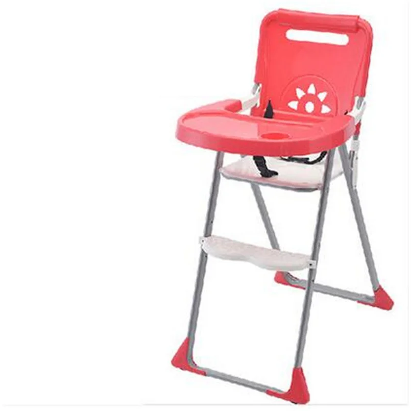 Детские стульчики Mutifunctional детский высокий стульчик Регулируемый Детский Стульчик для кормления складное столовое кресло