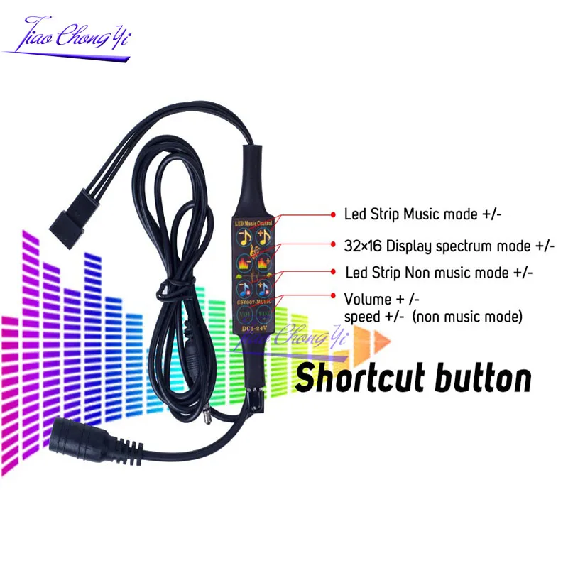 Bluetooth музыка мечта контроллер DC5-24V инфракрасный 13 кнопок пульта дистанционного управления WS2812B WS2811 светодиодные полосы матрица Панель 512 Пиксели