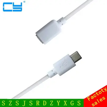 

Micro USB Female to USB 3.1 type C Male Charging Data Cable for HUAWEI P9 ZUK Z2 Pro One Plus Three LG G5