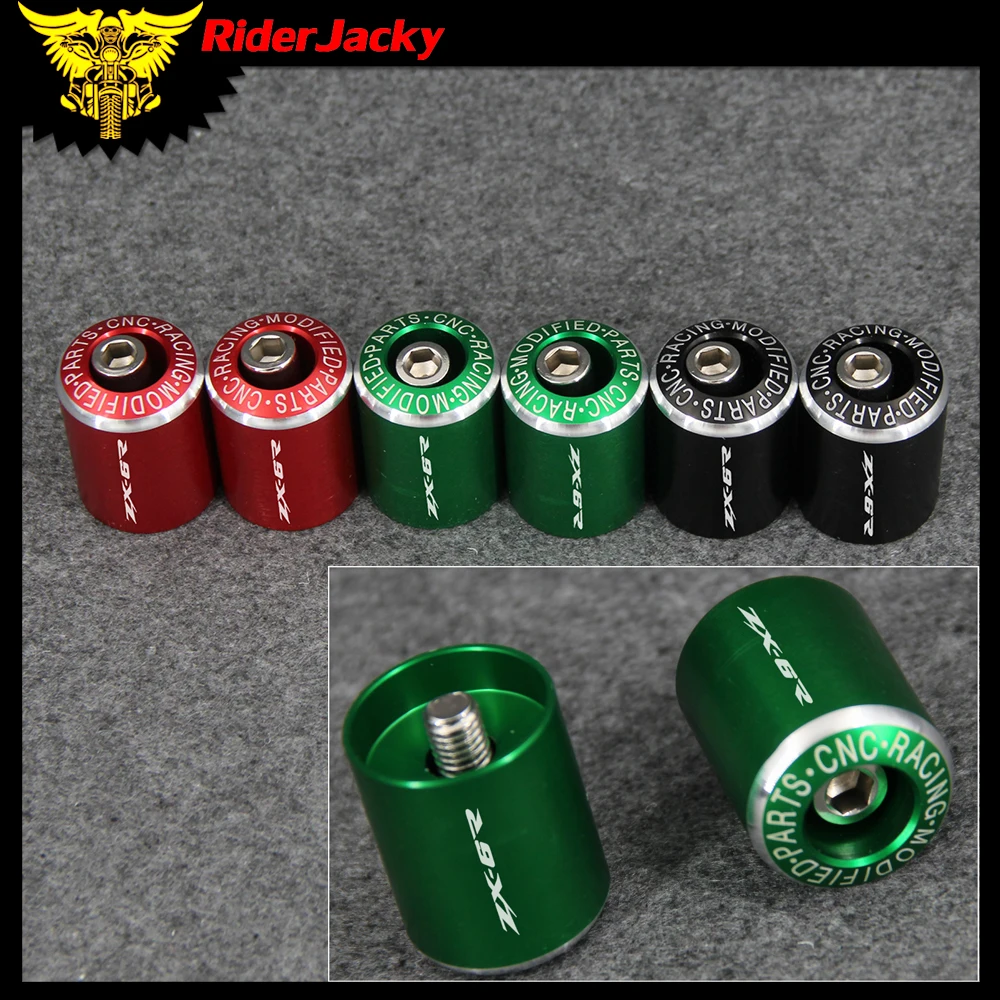 Motorycle модификации Запчасти для KAWASAKI NINJA ZX6R ZX-6R ZX636 ZX 6R 2000- Рули Захваты заканчивается бар заканчивается шапки