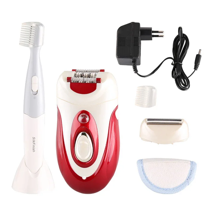 

Kemei KM-7038 Professional 3 in 1 Women Epilator Set Multi-fuctional Rechargeable Eyebrows Trimmer Hair Removal Female Shaver