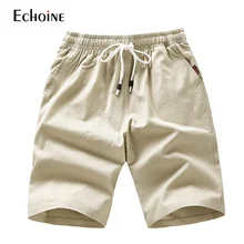 Стиль бренд высокого качества размера плюс мужские пляжные шорты мужские летние повседневные рабочие до колен однотонные хлопковые шорты 4XL