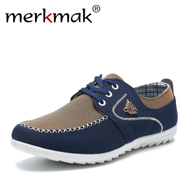 Merkmak New Fashion Canvas Men Shoes Brand Men S Flats Breathable Merkmak New Fashion Canvas Men Shoes Brand Men S Flats Breathable