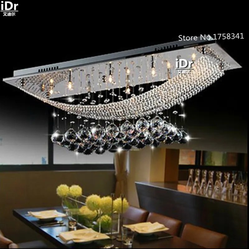 Crystal Dining font b Ceiling b font Lamp Free shipping crystal Bedroom lamp Hall High grade