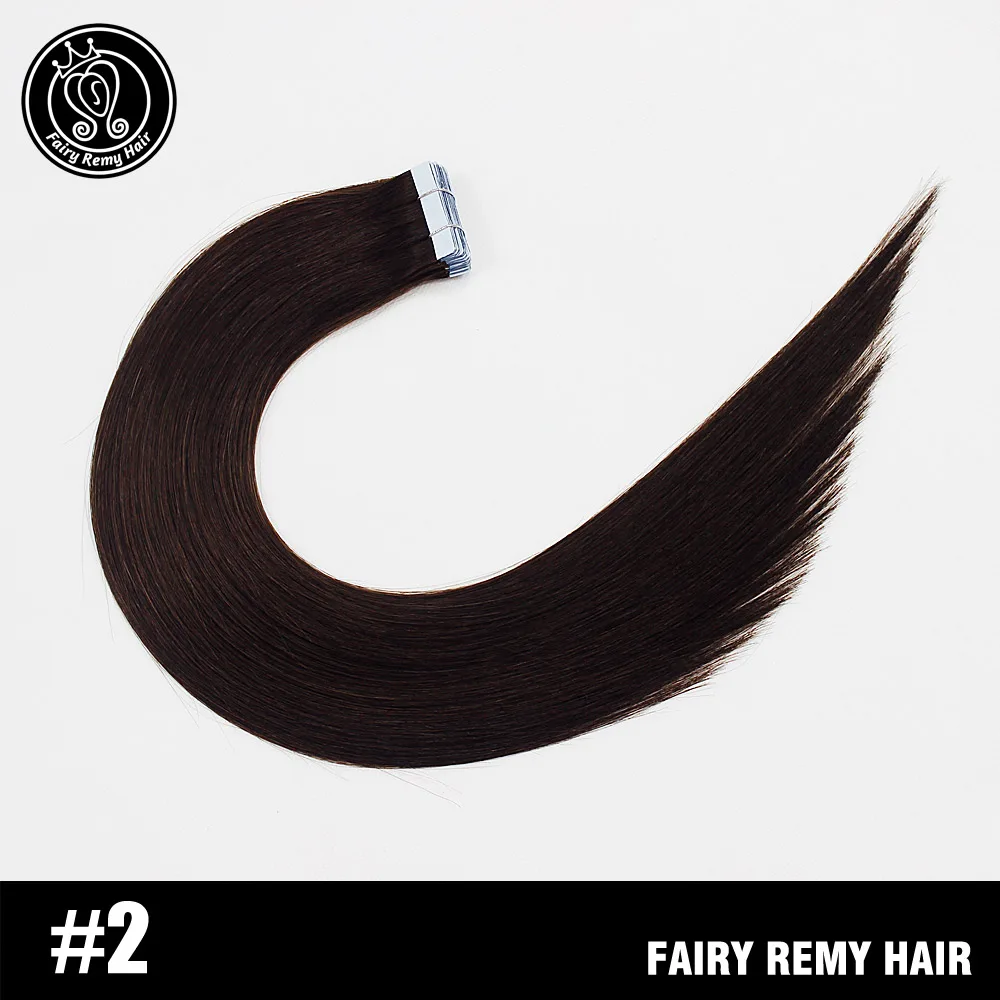 Сказочные волосы remy, 2,0 г/шт., 22 дюйма, натуральные человеческие волосы для наращивания на ленте, пепельный блонд, европейские волосы remy для наращивания, 40 г/ПАК - Цвет: #2