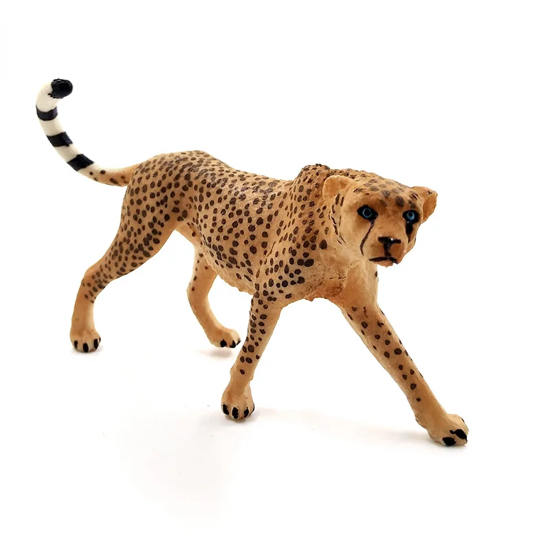 Decorative Toy Cheetah Wildlife Simulation Action Figure Home Decor Kids Toy