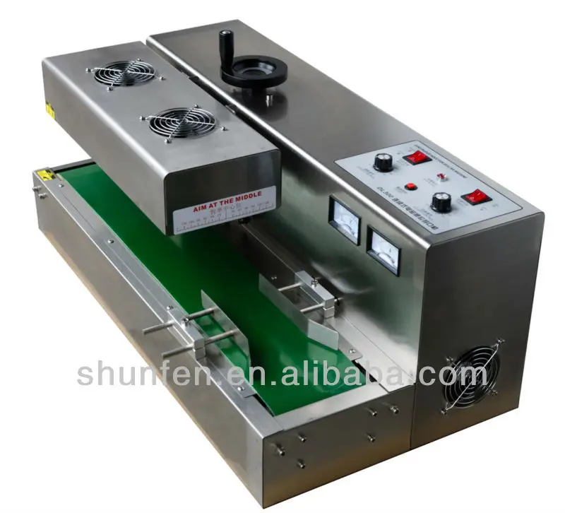 

(Free Shipping) High Quality Compact Automatic Induction Sealing Machine Aluminum Foil (25-110mm, mini conveyor)