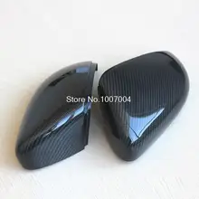Angelguoguo Автомобильное зеркало заднего вида для Фольксваген Гольф 6 MK6 автомобиля из углеродного волокна зеркало заднего вида чехол Замена