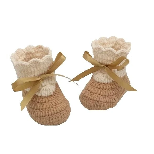 QYFLYXUEQYFLYXUE-летние детские сандалии ручной работы детские белые сливы крючком обувь для малышей новорожденных хлопчатобумажная пряжа обувь