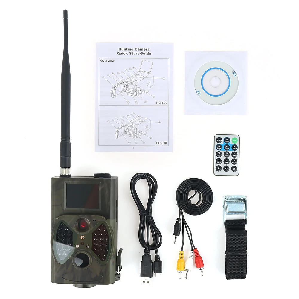 

100% Brand New and High Quality HD HC-300M Digital Infrared Camera Trail Hunting Video IR Cam 940NM MMS GPRS 12M