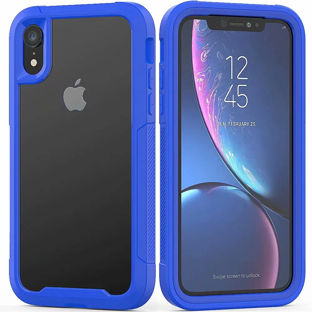 Роскошный брендовый чехол для Iphone XS Max X XR 7 8 Plus, чехол на 360 градусов, прочный прозрачный бампер для телефона samsung Galaxy S10 Plus E