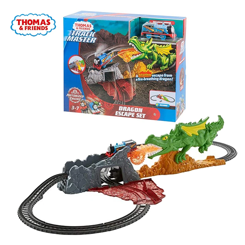 Томас и Друзья динозавр каррос трек модель литые автомобили поезд дети пластик металл мальчики игрушки для детей Juguetes