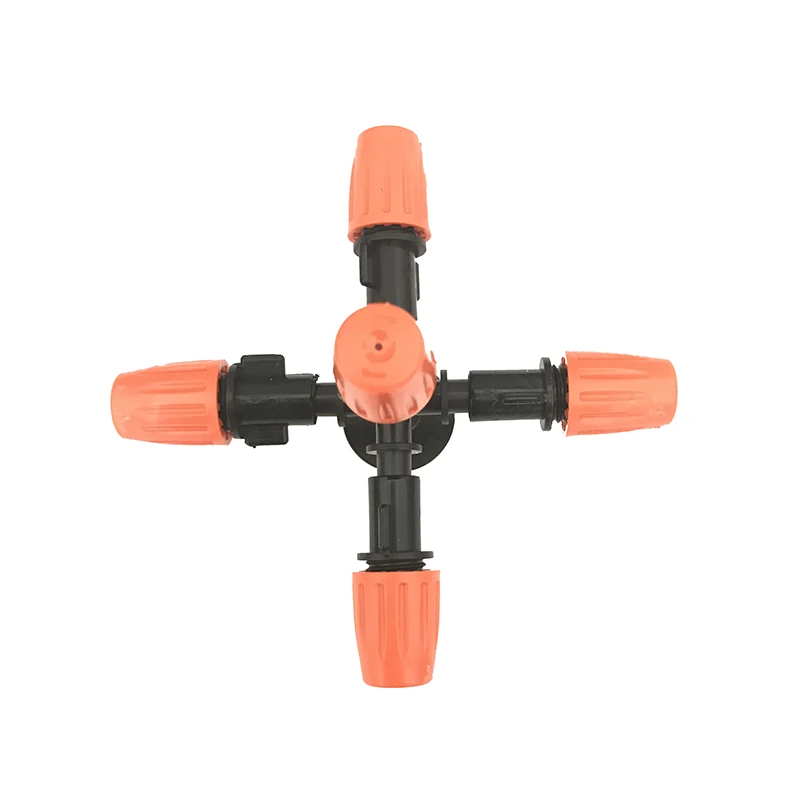 

20 Pcs Five Mist Cooling Nozzle Micro Irrigation System Garden Greenhouse Adjustable Sprinkler Nozzle With 1/2 ''Connector IT096