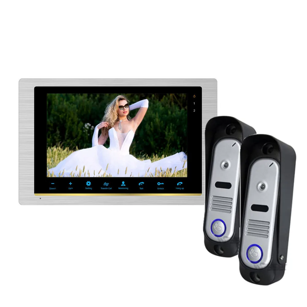 

Homefong Video Door Phone system home Intercom high resolution front foor monitor System Inter-conversation Doorbell 1200TVL