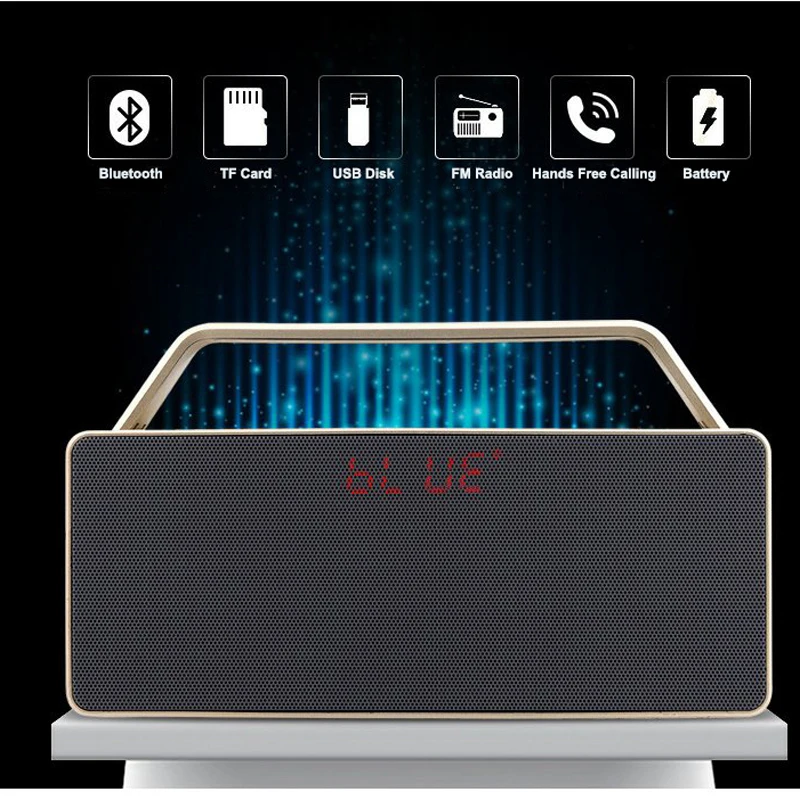 Samtronic JC186 Portable Wireless Bluetooth Speaker with handle with