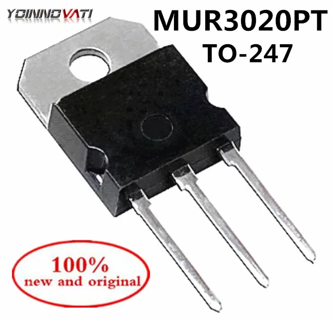 MUR3020WT ONSEMI  Diode  Rectifier  Ultra Fast  200V 30A  TO247  NEW  #BP 4 pcs