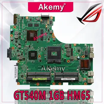 

Akemy N53SV Laptop motherboard For Asus N53SN N53SM N53SV N53S N53 Test original mainboard GT540M 1GB HM65