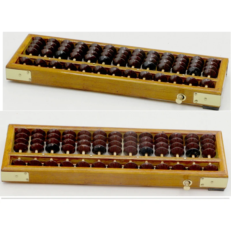 Plastique Abacus Intelligence Mathématiques XuBa Perle Calculatrice Abacus Soroban Développement des Jouets Cadre en Bois Classique Antique 