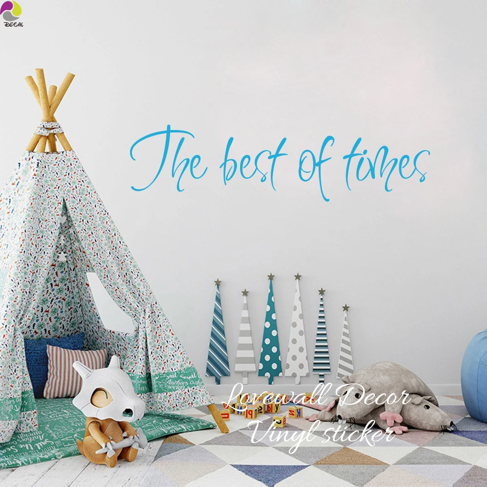The Best Of Times Photo Wall Sticker Living Room Bedroom Family Quote Inspiration Sign photo Frame Wall Decal Vinyl Home Decor