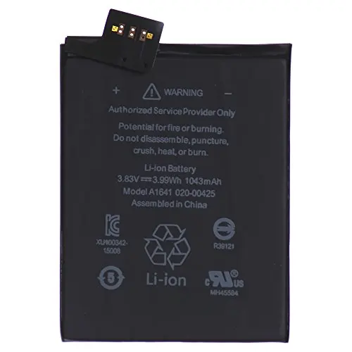 

20pcs/lot 1043mAh / 3.99Wh A1641 Replacement Li-Polymer Battery For Ipod touch 6th Generation 6 Gen 6g
