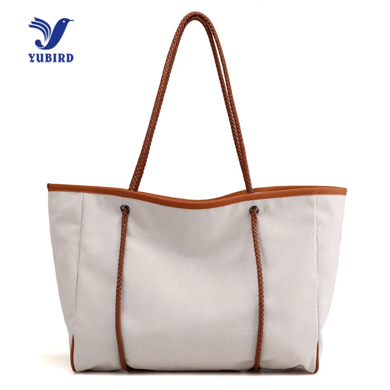 YUBIRD Brand Canvas Casual Tote Patchwork Women Shoulder Bag Casual Female Handbag Fabric Cloth