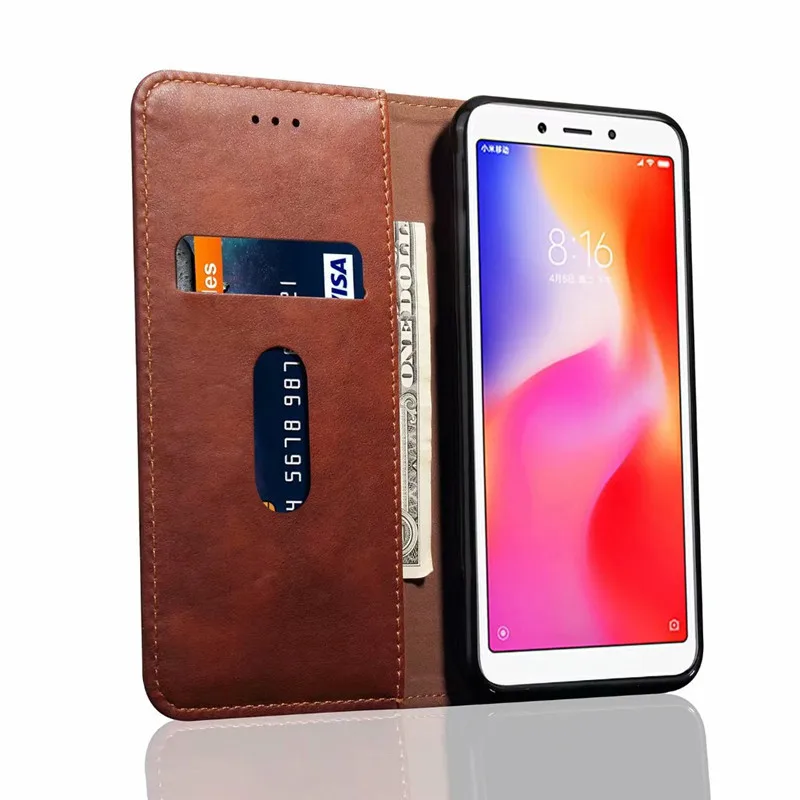 Кожаный чехол книжка с подставкой для Xiaomi Mi 9 A2 Lite Pocophone F1 8 SE Mi8 6X 5X A1|Бамперы| |