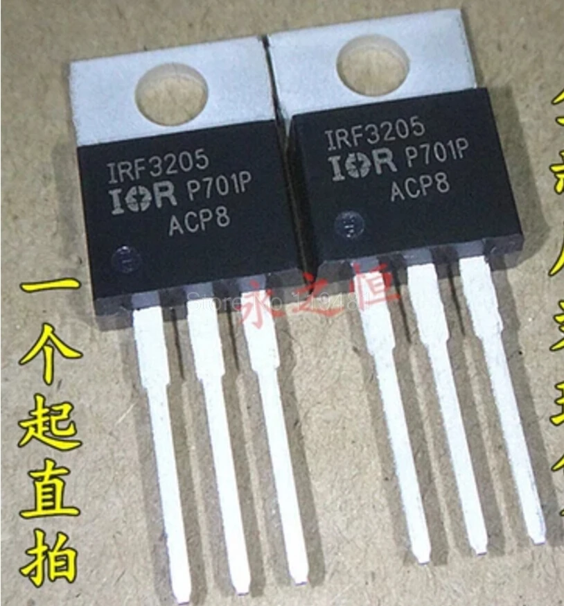 

IRF 3205 TO-220 Trans MOSFET N-CH Si 55V 110A 3-Pin(3+Tab) TO-220AB IRF3205
