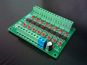 

8 Way High Speed Optocoupler Isolator, 8 Channel PLC Signal Conversion Board, Differential Collector OC A8
