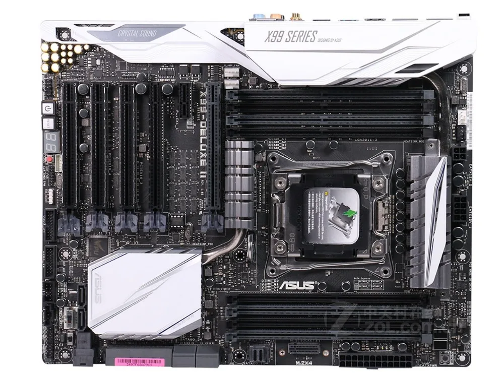 

Free shipping original motherboard for ASUS X99-DELUXE II DDR4 LGA 2011-V3 USB2.0 USB3.0 boards 128GB X99 Desktop motherborad