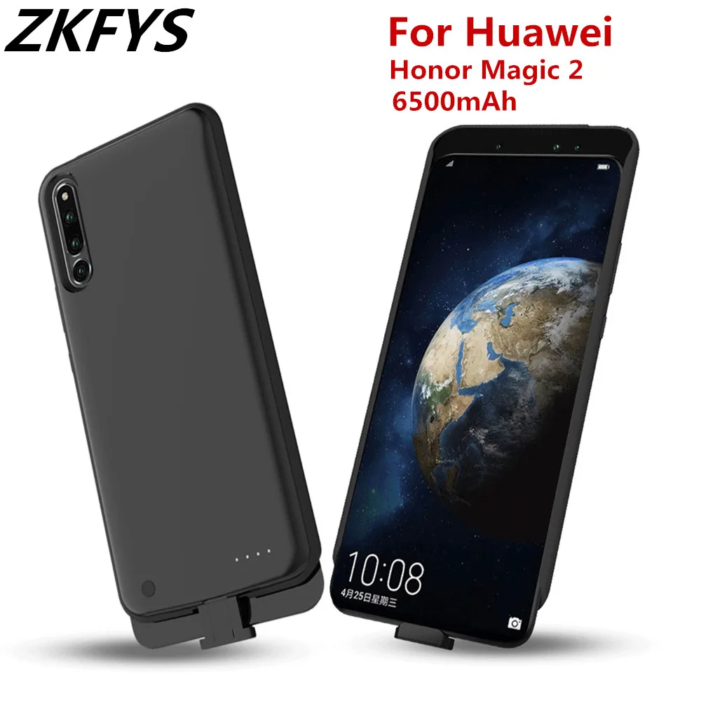 

ZKFYS 6500mAh Ultra Thin Fast Charger Battery Cover For Huawei Honor Magic 2 Portable High Quality Power Bank Battery Cases