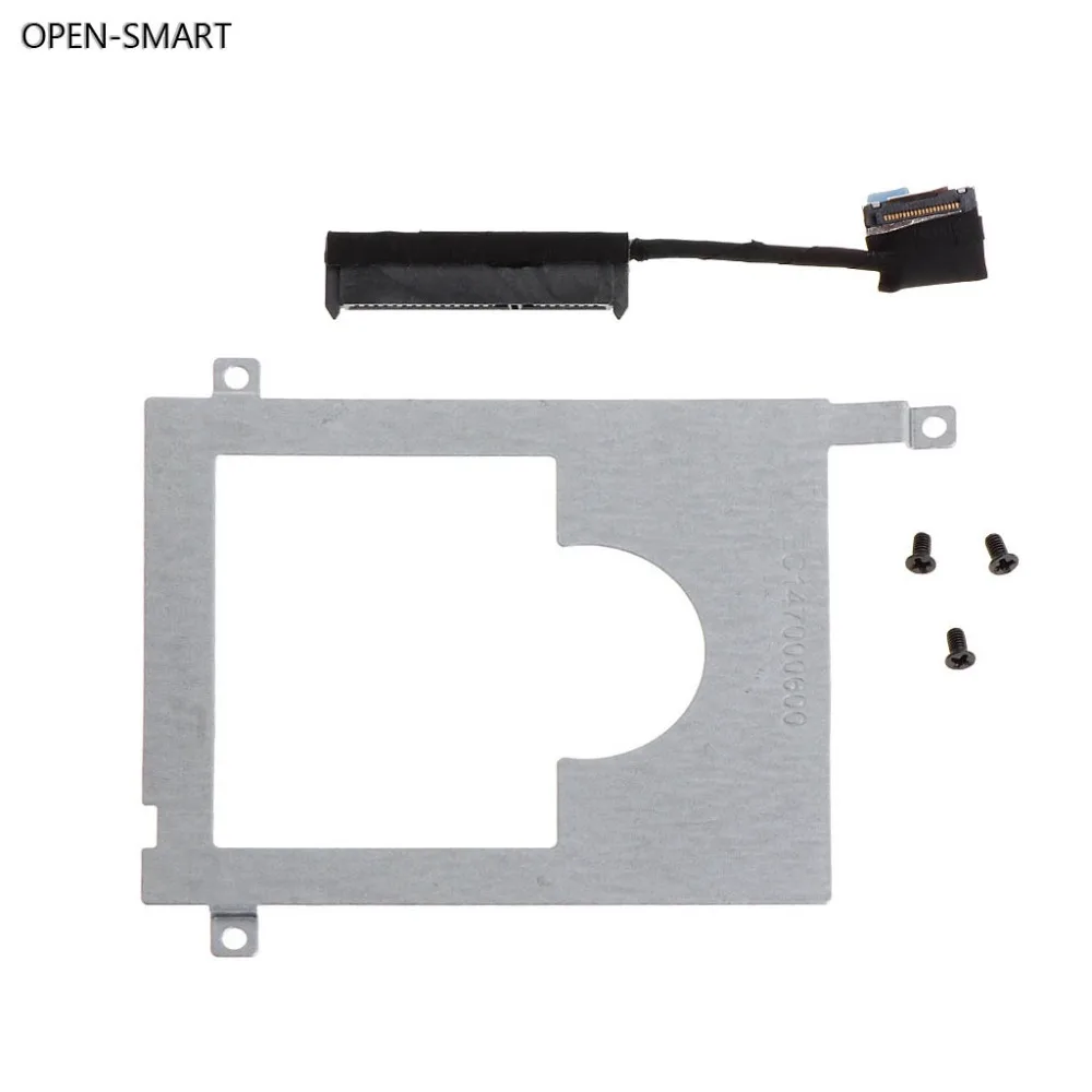  OPEN-SMART HDD Caddy Bracket Hard Drive Adapter SSD Cable Connector Laptop Accessory Screw for DELL