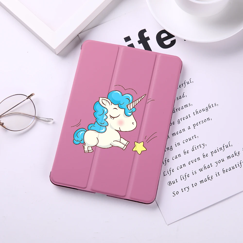 

Unicorn Painted Flip Case For iPad Mini 1 2 3 4 5 Case Cover Auto Sleep Wake for iPad Mini 4 PU Leather Tablet Protect Skin