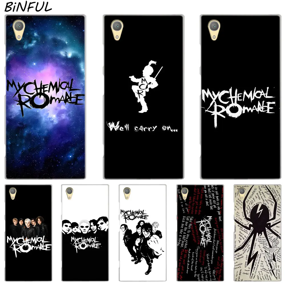 Прозрачный чехол My Chemical Romance для Sony Xperia Z3 Z5 Premium M4 Aqua M5 X XA XA1 C4 C5 E4 E5 XZ XZ2 Compact Plus |